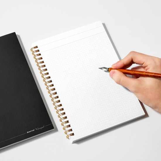 만년필용 Reservoir 레저버 노트 02_라인(Line) 블랙