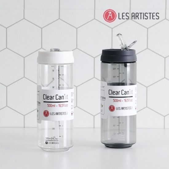 프랑스 레자티스트 클리어 캔잇 트라이탄 빨대텀블러