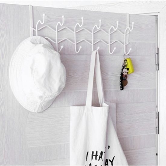 지그재그 12구 도어후크 도어훅 옷걸이