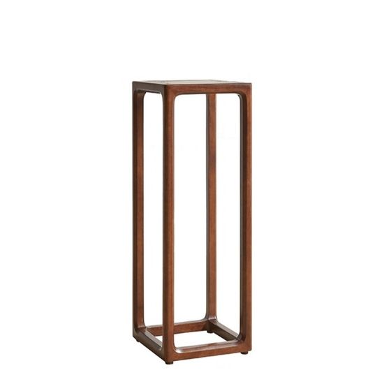 원목 사각 화분 진열대 (92cm) (월넛)