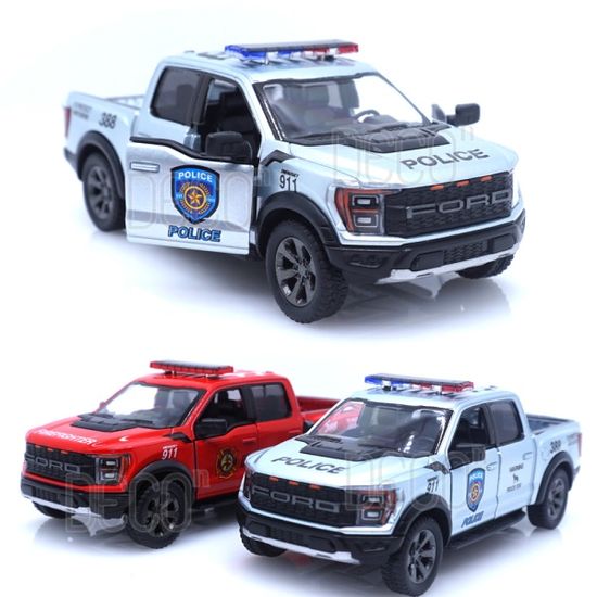 킨스 2022 포드 F150 파이어레스큐 미니카 풀백