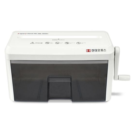 현대오피스 PK-38L Baisc 수동 문서 세단기 