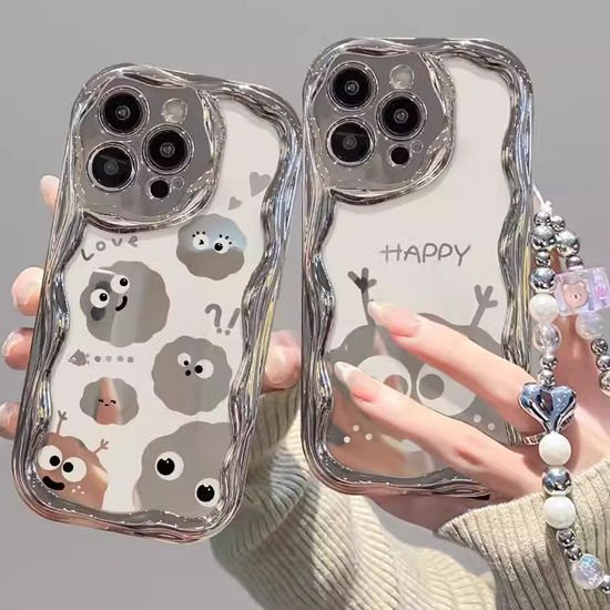 갤럭시 s25 24 23 22 연탄 코알라 미러 스트랩 케이스