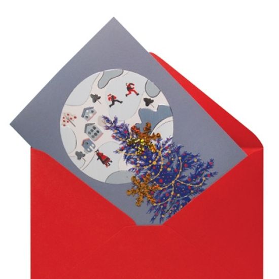 FS1030-4 크리스마스카드,트리,산타,성탄절