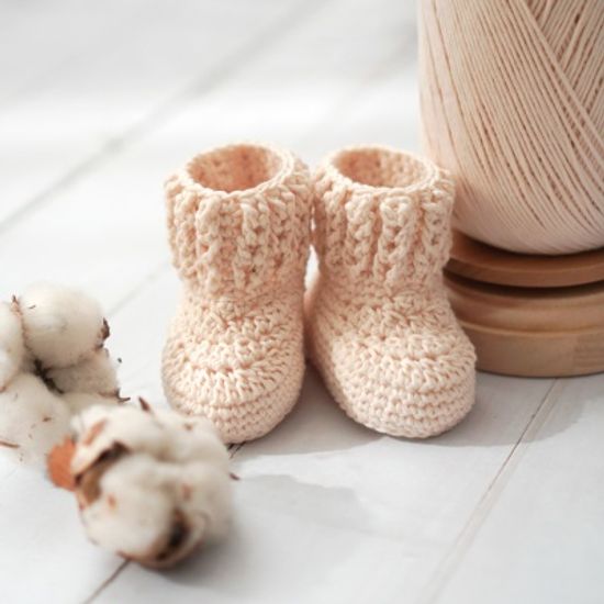 호두 아기 부츠 - 코바늘 키트