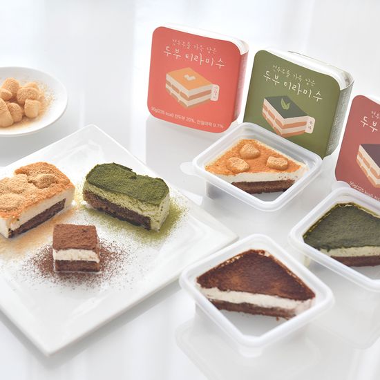고단백 두부 티라미수 디저트 간식 3가지맛_90g*2개입