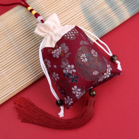 전통 고풍스런 노리개 복주머니 자주색(WDA6FB4)