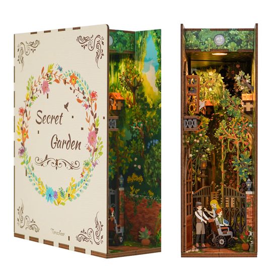 핸즈크라프트 DIY미니어처 북눅 북엔드 시크릿 가든