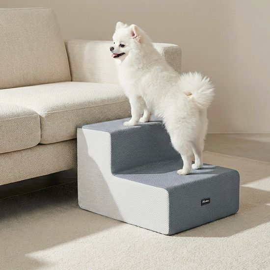 레토 강아지 계단 논슬립 2단 스텝 LDS-T02