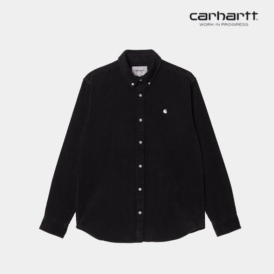 칼하트WIP L/S Madison Cord Shirt (Black/Wax) 셔츠