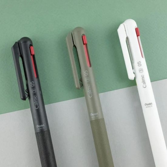 펜텔 카르므 0.5mm 3색볼펜/멀티펜 BXAC35 1자루