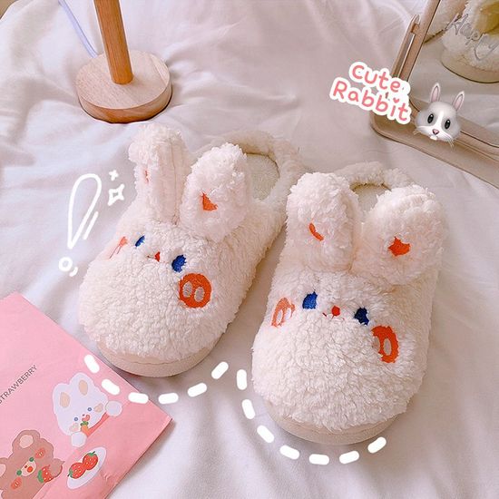 토끼 캐릭터 귀여운 슬리퍼 사무실(WB6E01E)