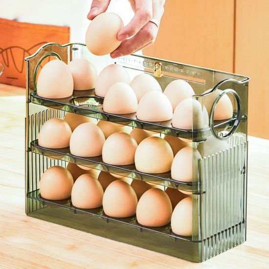 [쿠킹홈] 자동업 냉장고 계란 트레이 30구 (그린)