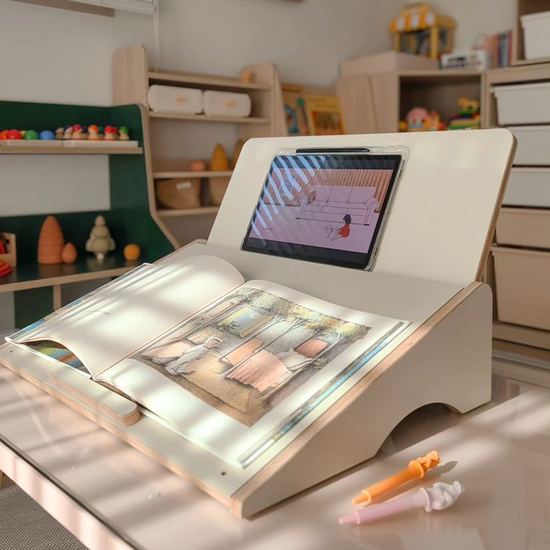 2단 바른 독서대 필기대 학습대 BOOK UP