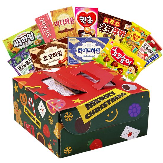 스낵24 메리 크리스마스 스위트 케이크과자선물세트