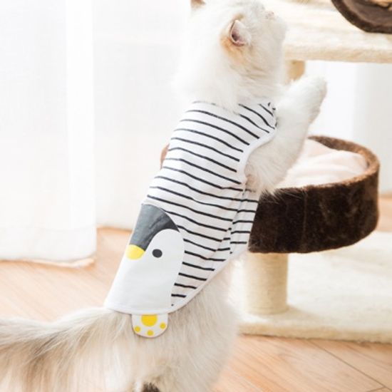 [봉봉펫닷컴] 고양이 강아지 펭귄 스트라이프 옷