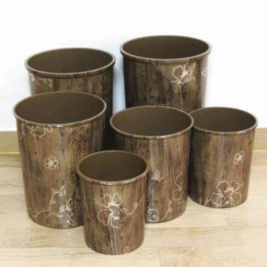 한진오픈휴지통-15리터3호커피색(WDE14E1)