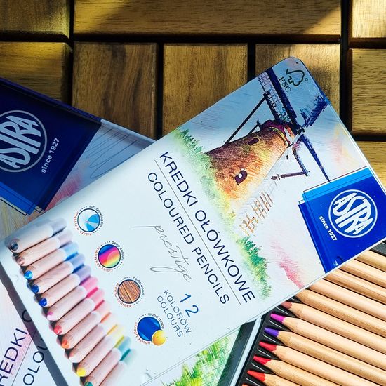 ASTRA 채색도구 프레스티지 색연필 (12색/24색/36색)