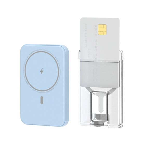 이어맥 맥세이프+카드지갑 미니 보조배터리 5000mah