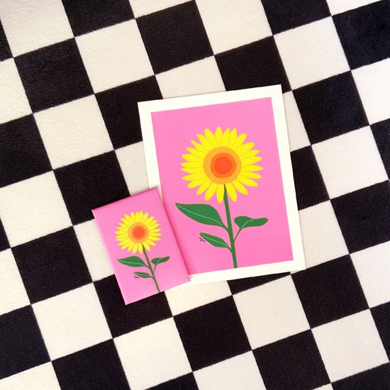 해바라기 마그넷 (냉장고 자석 / 인테리어 소품)