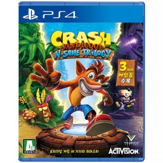 PS4 크래쉬 밴디쿳 트릴로지 - 3가지 게임수록