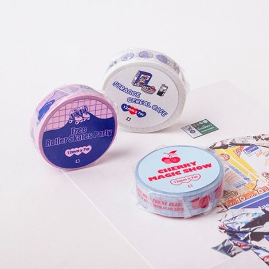 그리드 포스터 마스킹 테이프