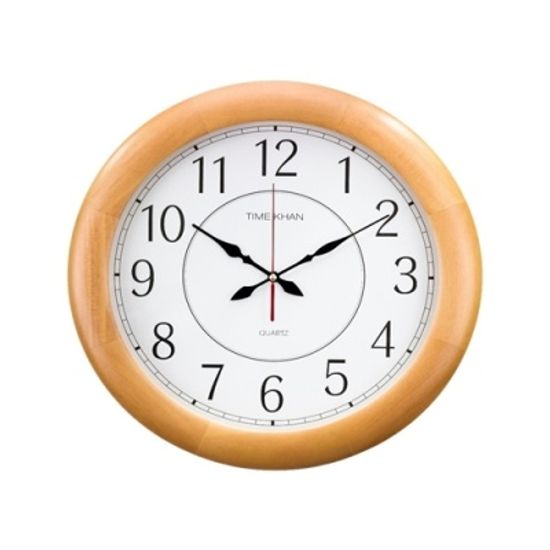 [타임칸] 원목원형벽시계250 [개/1] 379689