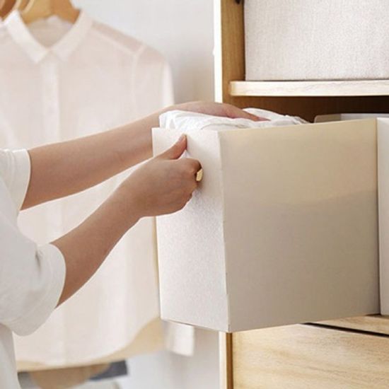 다용도 스퀘어 사각 수납 바구니 3컬러