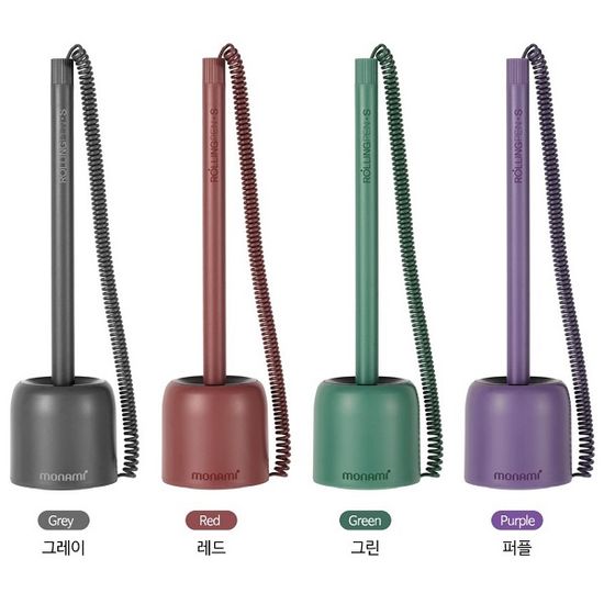 모나미  데스크볼펜 스톱펜 롤링펜-S 리필심 1타(12개