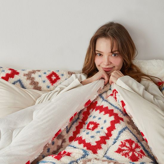 헬싱키 양털형 극세사 차렵이불베개커버 세트 SS/Q/SK