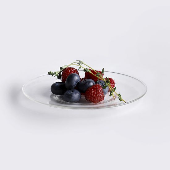 르겐 심플 내열유리 디저트 원형 접시 13cm 1p