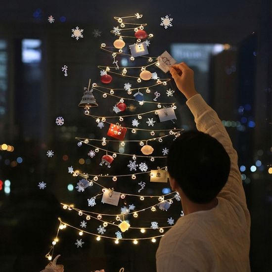  크리스마스 벽트리 100구 풀세트 LCL-TS01