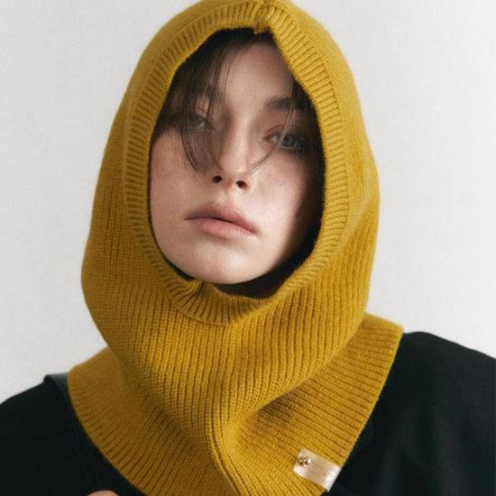 어클렛 넥 워머 와이드 바라클라바 후드 BC014 YELLOW