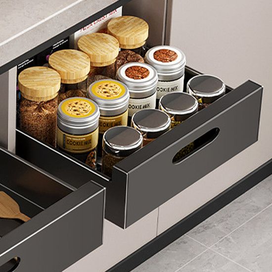 리빙모던 슬라이딩 레일 선반 주방 정리 인출식