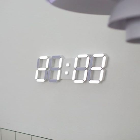 [무아스] 빅플러스 3D LED 벽시계 듀얼