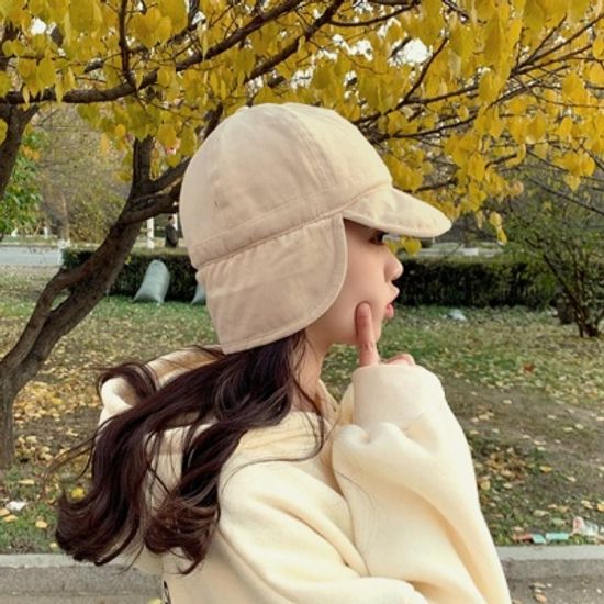 위드유 방한 귀달이 모자 2color