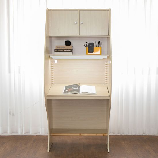 집중력골드 1인 독서실책상 기본형 812 화이트오크