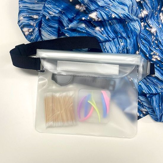 수영 가방 투명 방수 파우치 화이트(WE0A130)