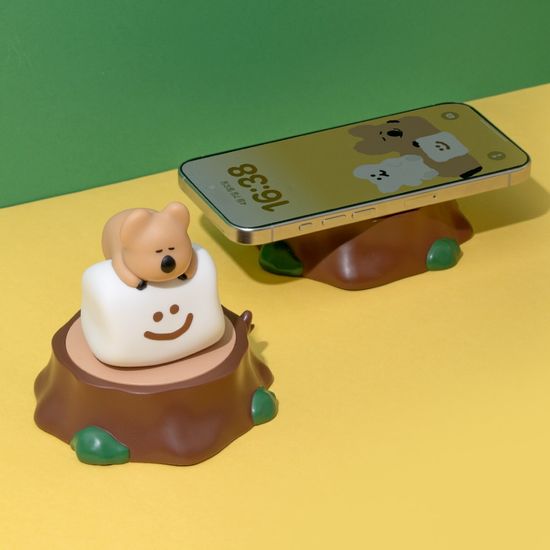 다이노탱 쿼카 휴대폰 무선충전기 무드등