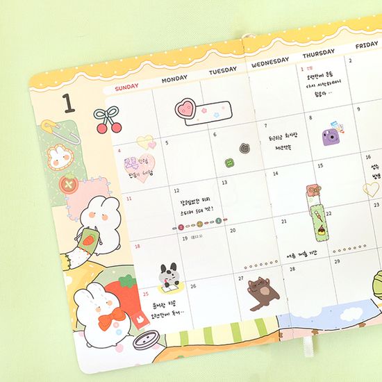 2026 보니 다이어리 (날짜형)