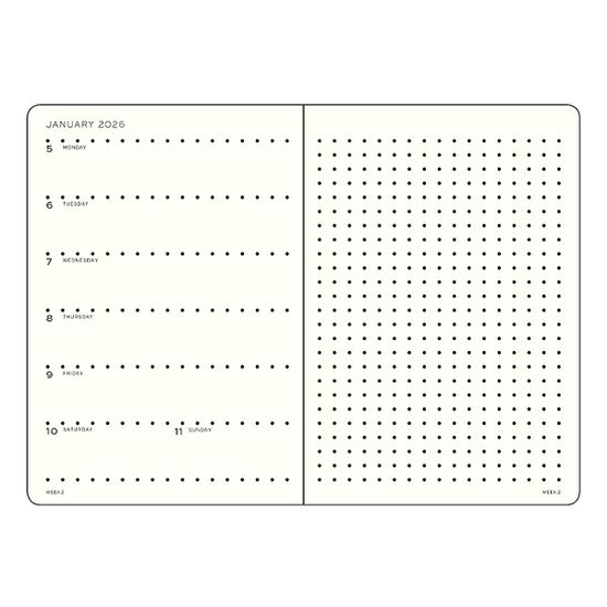 로이텀 2026 위클리 플래너 하드커버 A5 (Dotted)