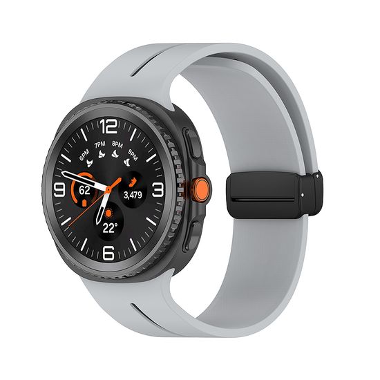 갤럭시워치8 호환 실리콘 미들 라인 스트랩 자석 버클