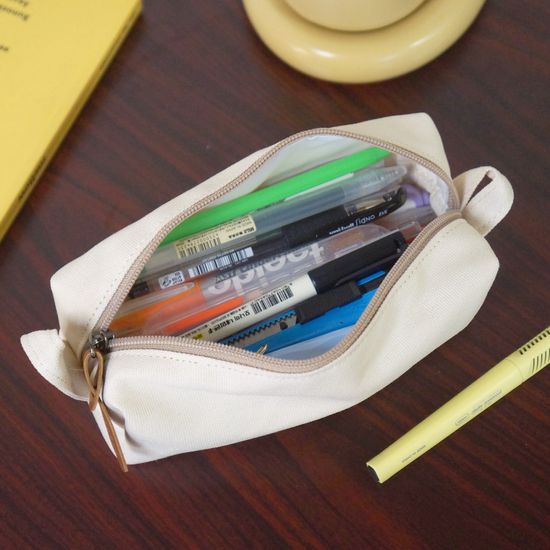 오첵 캔버스 사각 멀티파우치 펜파우치 VER.3