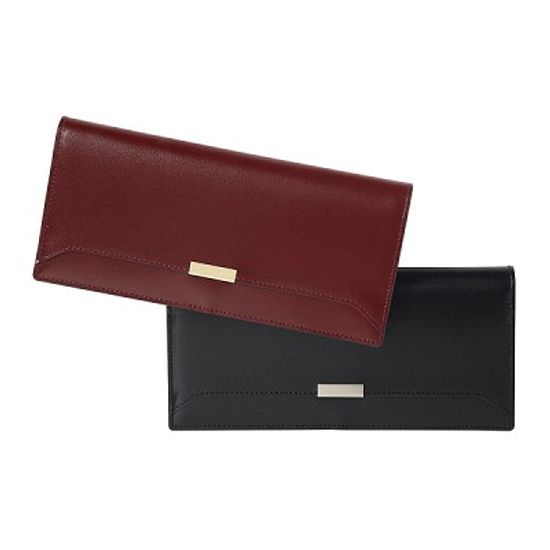 [천연소가죽] 장지갑 메탈 포인트 2 Color [O1874]