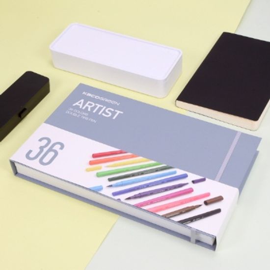 카코 KACO 캘리그라피 아티스트 36색 트윈펜 붓펜