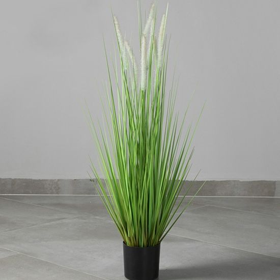 강아지풀 조화(그린화이트)(120cm) 인조갈대