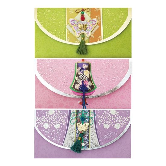 전통자수 용돈봉투 FB216 6종 1세트