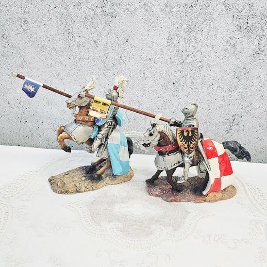 유럽 중세 말탄 기사 세트