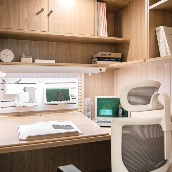 1인실 스터디룸 슬라이딩도어 왼쪽문 +LED스탠드