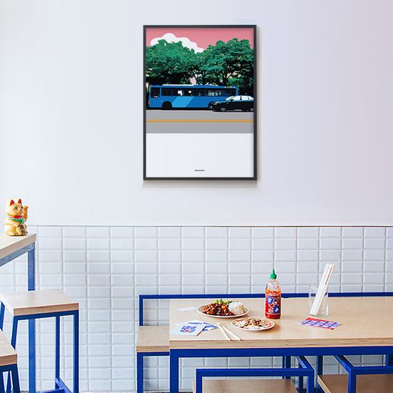 시티 스케이프 여름 M 인테리어 디자인 포스터 